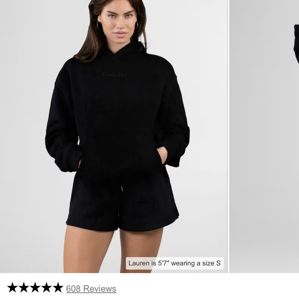 Women's Black Cozy Hoodie